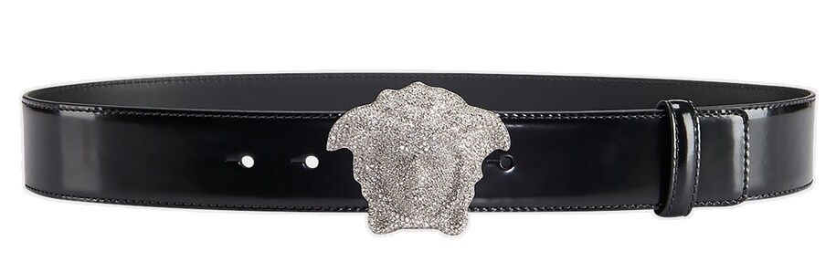 Versace Crystal 3-D Medusa Belt