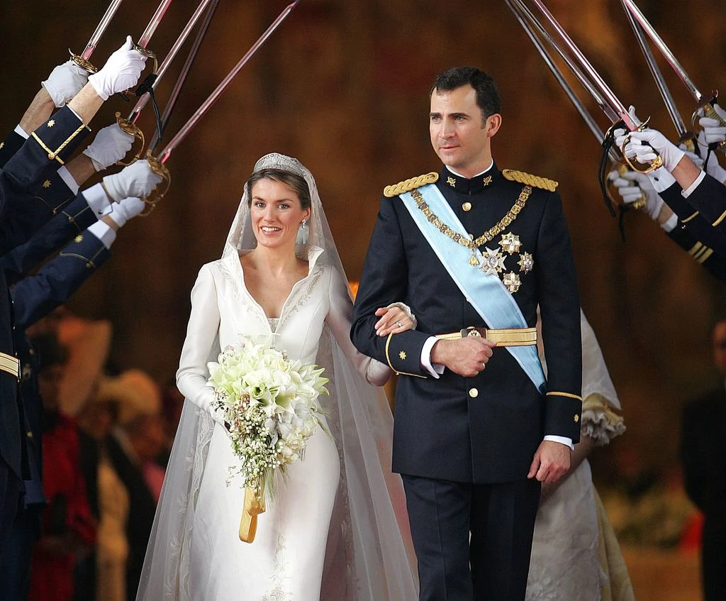 Queen Letizia’s Wedding Dress - $8 Million
